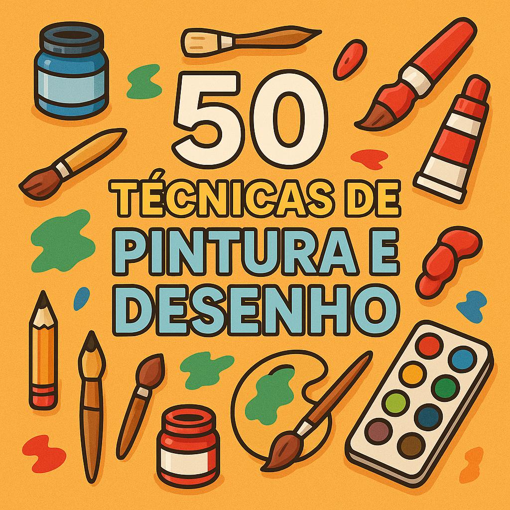 50 Técnicas de Pintura e Desenho